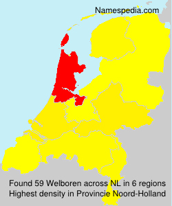 Surname Welboren in Netherlands Surname Welboren in Netherlands