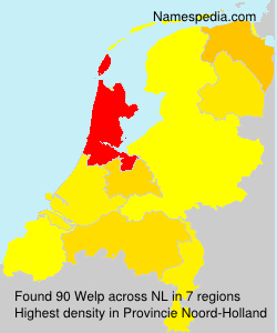 Surname Welp in Netherlands Surname Welp in Netherlands