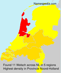 Surname Welsch in Netherlands Surname Welsch in Netherlands