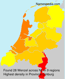Surname Wenzel in Netherlands Surname Wenzel in Netherlands