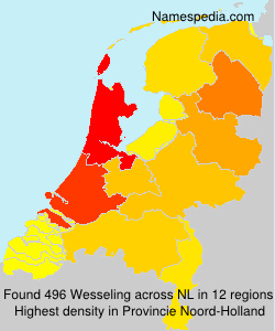 Surname Wesseling in Netherlands Surname Wesseling in Netherlands