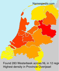 Surname Westerbeek in Netherlands Surname Westerbeek in Netherlands