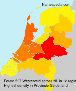 Surname Westerveld in Netherlands Surname Westerveld in Netherlands