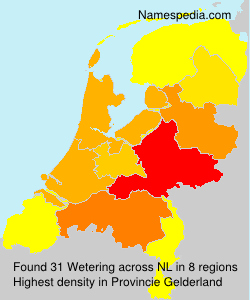 Surname Wetering in Netherlands Surname Wetering in Netherlands