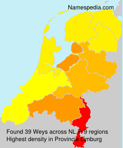 Surname Weys in Netherlands Surname Weys in Netherlands