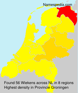 Surname Wiekens in Netherlands Surname Wiekens in Netherlands