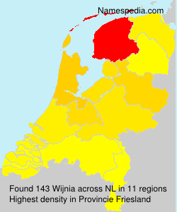 Surname Wijnia in Netherlands Surname Wijnia in Netherlands
