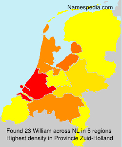 Surname William in Netherlands