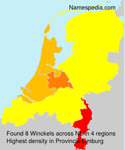 Surname Winckels in Netherlands Surname Winckels in Netherlands
