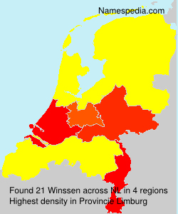 Surname Winssen in Netherlands Surname Winssen in Netherlands