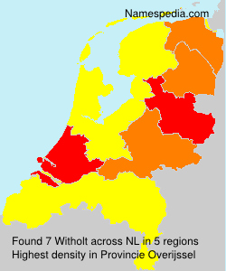 Surname Witholt in Netherlands Surname Witholt in Netherlands