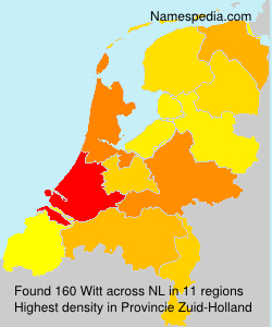 Surname Witt in Netherlands Surname Witt in Netherlands