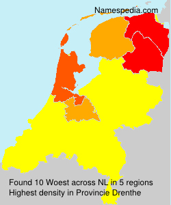 Surname Woest in Netherlands Surname Woest in Netherlands