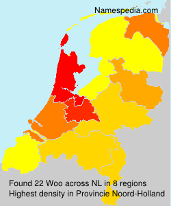 Surname Woo in Netherlands Surname Woo in Netherlands