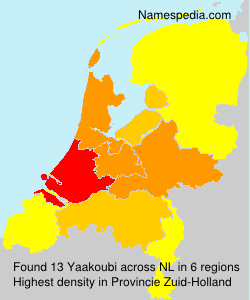 Surname Yaakoubi in Netherlands Surname Yaakoubi in Netherlands