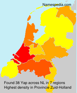 Surname Yap in Netherlands Surname Yap in Netherlands