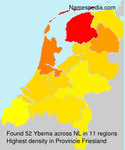 Surname Ybema in Netherlands Surname Ybema in Netherlands
