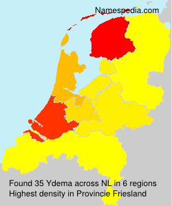 Surname Ydema in Netherlands Surname Ydema in Netherlands