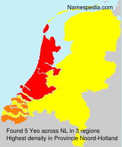 Surname Yeo in Netherlands Surname Yeo in Netherlands