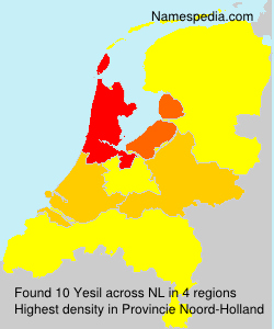 Surname Yesil in Netherlands Surname Yesil in Netherlands