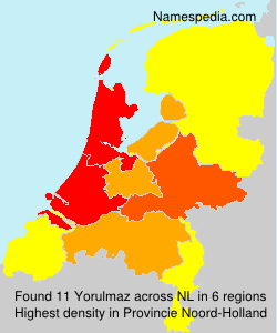 Surname Yorulmaz in Netherlands Surname Yorulmaz in Netherlands