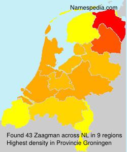 Surname Zaagman in Netherlands Surname Zaagman in Netherlands