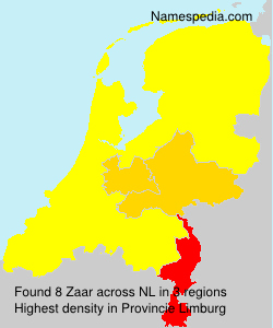 Surname Zaar in Netherlands Surname Zaar in Netherlands