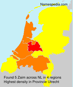 Surname Zaim in Netherlands Surname Zaim in Netherlands