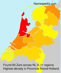 Surname Zant in Netherlands Surname Zant in Netherlands