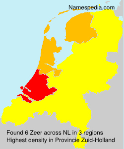 Surname Zeer in Netherlands Surname Zeer in Netherlands