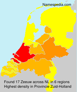 Surname Zeeuw in Netherlands Surname Zeeuw in Netherlands