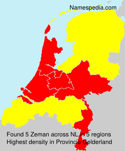Surname Zeman in Netherlands Surname Zeman in Netherlands
