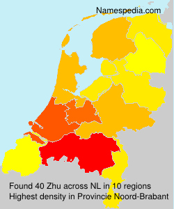 Surname Zhu in Netherlands Surname Zhu in Netherlands