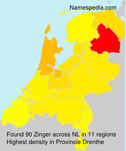 Surname Zinger in Netherlands Surname Zinger in Netherlands