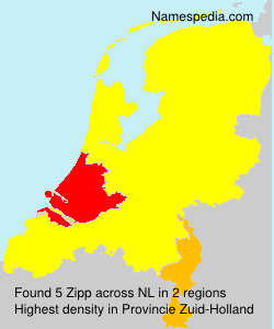 Surname Zipp in Netherlands Surname Zipp in Netherlands