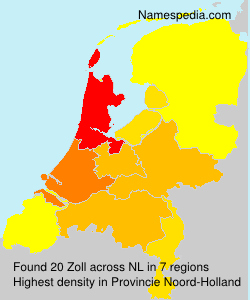 Surname Zoll in Netherlands Surname Zoll in Netherlands