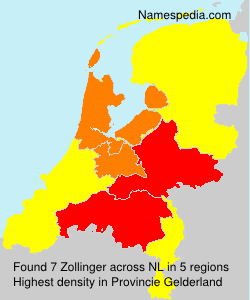 Surname Zollinger in Netherlands Surname Zollinger in Netherlands