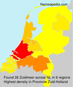 Surname Zuidmeer in Netherlands Surname Zuidmeer in Netherlands