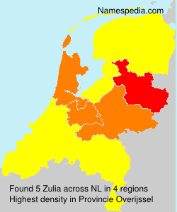Surname Zulia in Netherlands Surname Zulia in Netherlands
