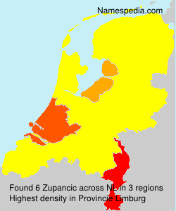 Surname Zupancic in Netherlands Surname Zupancic in Netherlands