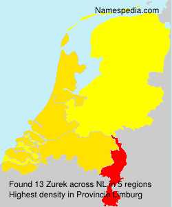 Surname Zurek in Netherlands Surname Zurek in Netherlands