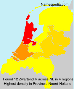 Surname Zwartendijk in Netherlands Surname Zwartendijk in Netherlands