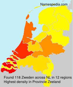 Surname Zweden in Netherlands Surname Zweden in Netherlands