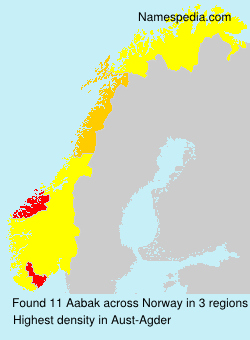 Surname Aabak in Norway Surname Aabak in Norway