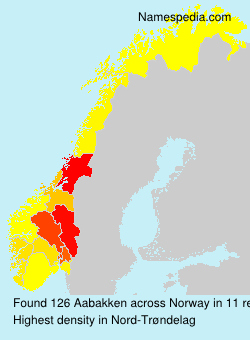 Surname Aabakken in Norway Surname Aabakken in Norway
