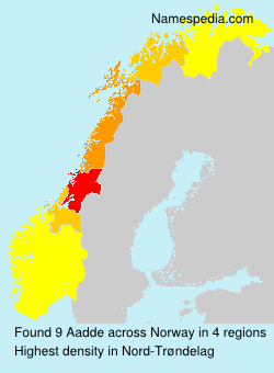 Surname Aadde in Norway Surname Aadde in Norway