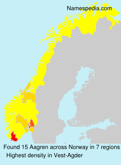 Surname Aagren in Norway Surname Aagren in Norway