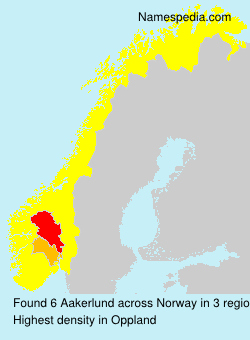 Surname Aakerlund in Norway Surname Aakerlund in Norway