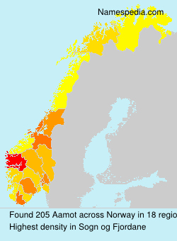 Surname Aamot in Norway Surname Aamot in Norway