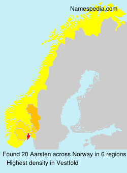Surname Aarsten in Norway Surname Aarsten in Norway